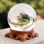 수정구슬 백수정볼 구 힐링 명상