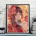 MEIISEO숫자 유화 DIY그림 그리기 셀프페인팅 침실 거실 장식 음과양선생님에게 옵션4 H1048