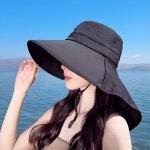 햇빛 롱 버킷햇 물놀이 텃밭 농사모자 창모자