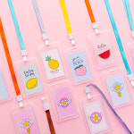 명찰 케이스 줄 세트