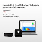 무선 PAR 계량기 PPFD 브 스펙트럼 럭스 CCT CRI 테스트 분광계용 H개310P