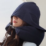 케어리즘 여행용 후드 목베개 목쿠션