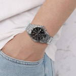 세이코 크로노 캐쥬얼 정장 시계 SBTQ041