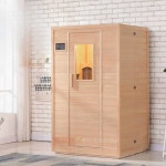 이동식 건식 사우나 원적외선 편백 찜질방 홈사우나 단인용 클래식 소형 유리형 상세페이지 참고