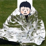 지진용품 비상용 은박 재난 보온 담요