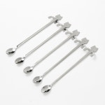 고양이팔 컵걸이 티스푼 거치 디저트 스텐 홈카페