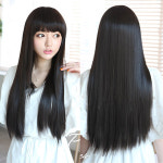 긴생머리 붙임머리 롱50cm 스트레이트 고열사 국산가발