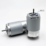 마이크로 390 모터 듀얼 2 샤프트 DC 12V 14 4V 18V 24V 미니 전기 DIY RS-390PH-22145 10300RPM