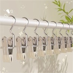 다용도 고리 집게 모자 양말 악세사리 틈새 정리 10개 10개세트