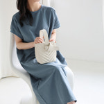 모이르벨라 민티 아노락 롱 원피스 차콜 T24SS2-A0345