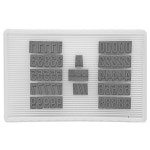 에스알 스템프 요철활자 영문 숫자 자동스템프 오토스템프 플렛스템프 FLAT STAMP 용 1개 숫자 YC SERIES