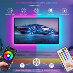 방음악 동기화 RGB LED 스트립 조명 유연한 리본 침실 장식 TV 백라이트 10m 30m