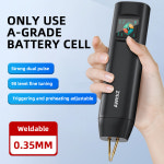 업그레이드된 H2 빅 컬러 스크린 90 기어 스폿 용접기 조정 가능한 강력한 휴대용 디지털 Auto18650 배터리