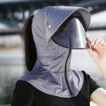 풀커버 썬바이저 얼굴 햇빛가리개 썬캡 모자선가드