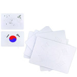 그리기퍼즐 종이퍼즐 태극기 20pcs 50개 퍼즐만들기