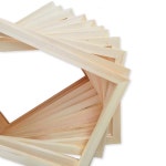 3pcs 자연 나무 그림 프레임 A4 30x40 벽 캔버스 다이아몬드 포스터 소나무 홈 장식