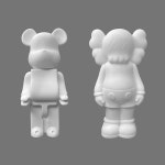베어브릭 피규어 저금통 만들기 diy 브릭베어 아트토이 k 저금통형카우스27cm