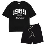 폴앤폴 1989어센틱 오버핏 반팔 맨투맨 반바지 셋업 6컬러