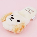 강아지 코커스파니엘 바스락 삑삑이 슬리퍼 장난감