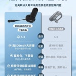 반모 블루투스 여름헬멧 헤드셋 라이더 배달 여름 통화 1 표준판 외이X2-C