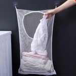 빨래바구니 메쉬 부착형 세탁물 수거함
