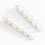 올리비나 슬로우 진주 헤어핀 심플 진주 앞머리핀 옆머리 포인트핀