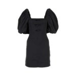 GANNI 가니 w 더블 새틴 미니 드레스 099