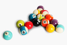 billiards 수지 당구 컬러 크리스탈 빌리아드 장비 대회 표준 훈련 대구경 52 57