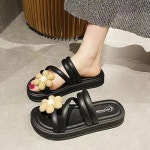 웨이블 여성슬리퍼 꽃송이 슬리퍼 쿠션