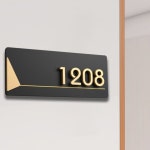 아파트호수판 룸넘버 번호판 현관문 동호수 번호 호텔8x17cm
