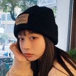 베이직 레터링 자수 패치 데일리 롱비니