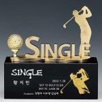 청원기업 홀인원패 이글패 싱글패 골프싱글패 홀인원기념패 골프 트로피 1개