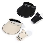 깔끔한 디자인 여성 나들이 모자 휴대용 돌돌이 선캡