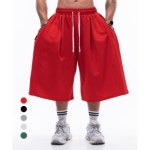 PHYSICAL GARMENTS 절개 와이드 버뮤다 팬츠 5 COLOR P2448