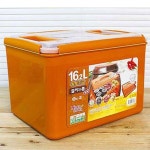 진공 황토 누름락 8호 대 16 2L 김치통 장아찌통 용
