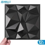 슈퍼 3D 아트 벽 패널 PVC 방수 리노베이션 스티커 타일 장식 다이아몬드 디자인 DIY 홈 장식 11 81 x 11