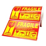 파손주의 포장 롤스티커 300장 1롤