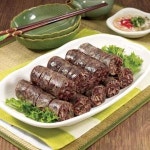 알싸한 산 마늘 맛이 일품인 병천 마늘순대 500g 2팩