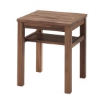 44 무인 양품 목제 사이드 테이블 벤치 월 너트재 폭 37 안길이 12922940