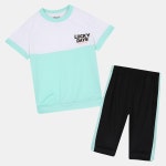 유솔 유솔 여름세일60 편한옷이 필요할때 찾는 폴리 루즈핏 쿨 상하세트 MINT GREEN 140 ULRT22551 54