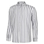 파파브로 스트라이프 긴팔 셔츠 MS-SHA-Q004