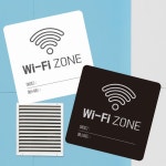 Wi-Fi 부착형 정사각 소형안내판 ZONE1