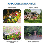 야외 정원 레인 게이지 농장 비 측정을위한 내구성 스테인레스 스틸 랙