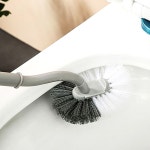 변기청소솔 코너 틈새 휘어진 화장실 브러쉬