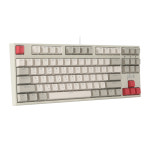 지클릭커 지클릭커 레트로 레드 슈퍼히어로 SPK87 저소음 풀 윤활 기계식 키보드
