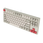 지클릭커 지클릭커 레트로 레드 슈퍼히어로 SPK87 저소음 풀 윤활 기계식 키보드