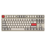 지클릭커 지클릭커 레트로 레드 슈퍼히어로 SPK87 저소음 풀 윤활 무선 블루투스 기계식 키보드