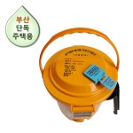 대성에코 3리터 부산지역 주택 칩보관함 부착형 음식물쓰레기통 싱크대 수거용기 내통형 물기제거용 DE730