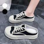 베이직 여성 캐주얼 편한 뮬 스니커즈