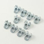 와이어 클립 10p세트 와이어로프 U클립